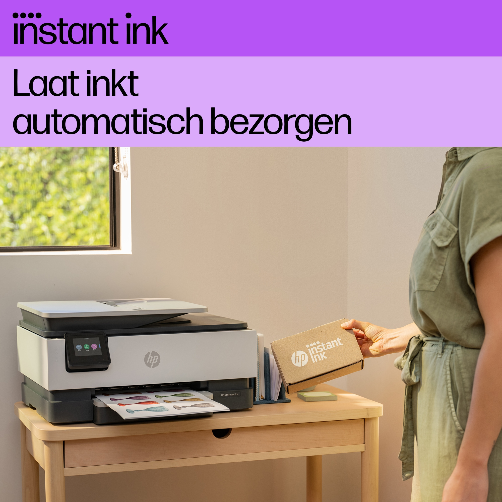 HP OfficeJet Pro 8132e Draadloos All-in-One Kleur Printer, Instant Ink; Dubbelzijdig printen - Afbeelding 7