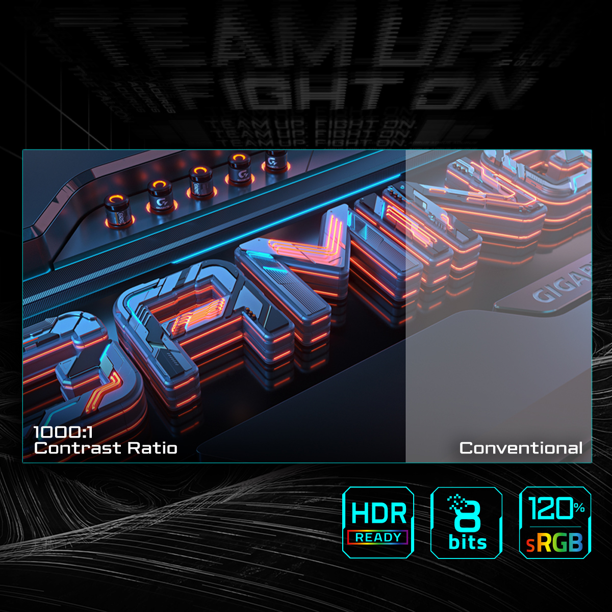 GIGABYTE GS25F2 computer monitor 62,2 cm (24.5") 1920 x 1080 Pixels Full HD LED Zwart - Afbeelding 10