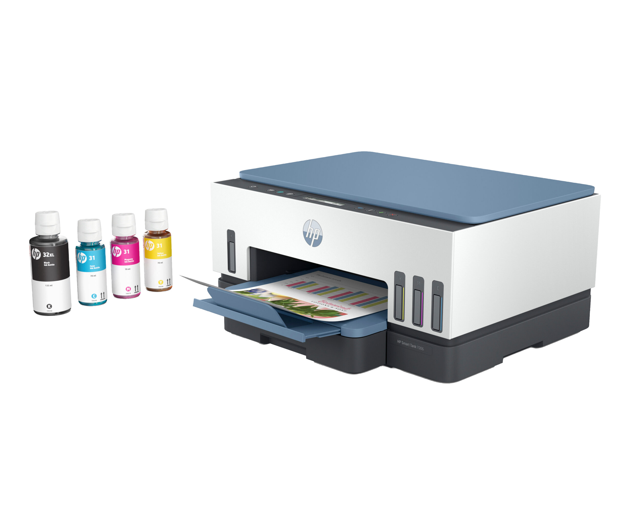 HP Smart Tank 7006 Draadloos All-in-One Kleur Printer, Dubbelzijdig printen; Kopieerapparaat, Scanner - Afbeelding 12