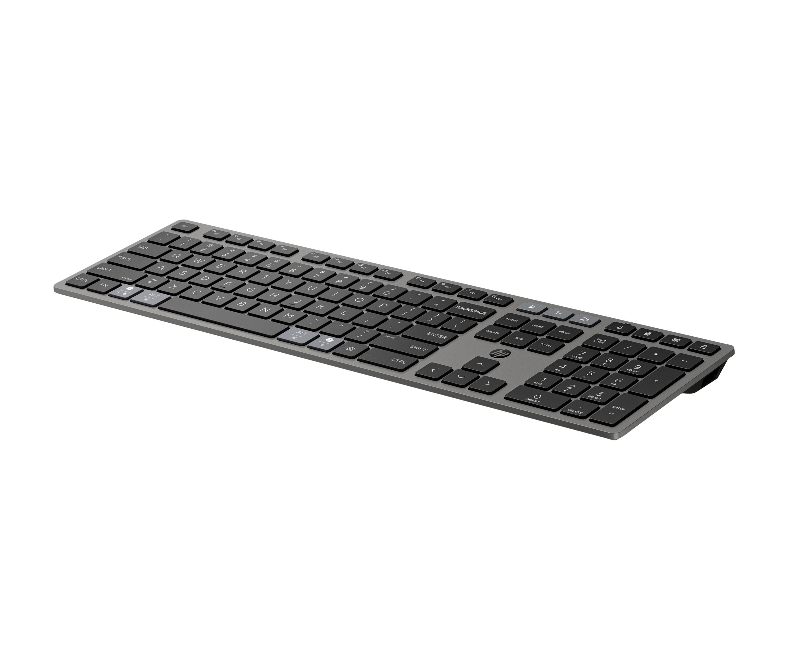 HP 725 Multi-Device Rchrgbl WL KBD Belg toetsenbord Thuis/Werk RF-draadloos + Bluetooth Zwart - Afbeelding 10