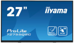 iiyama ProLite T2755QSC-B1 computer monitor 68,6 cm (27") 2560 x 1440 Pixels Quad HD LCD Touchscreen Zwart - Afbeelding 7