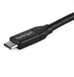 StarTech.com 1m USB-C Laadkabel, Fast Charge & Sync Type C Kabel, 100W (5A) PD, USB 2.0, USB-IF Gecertificeerd - Zwarte USB Oplaadkabel - Afbeelding 4