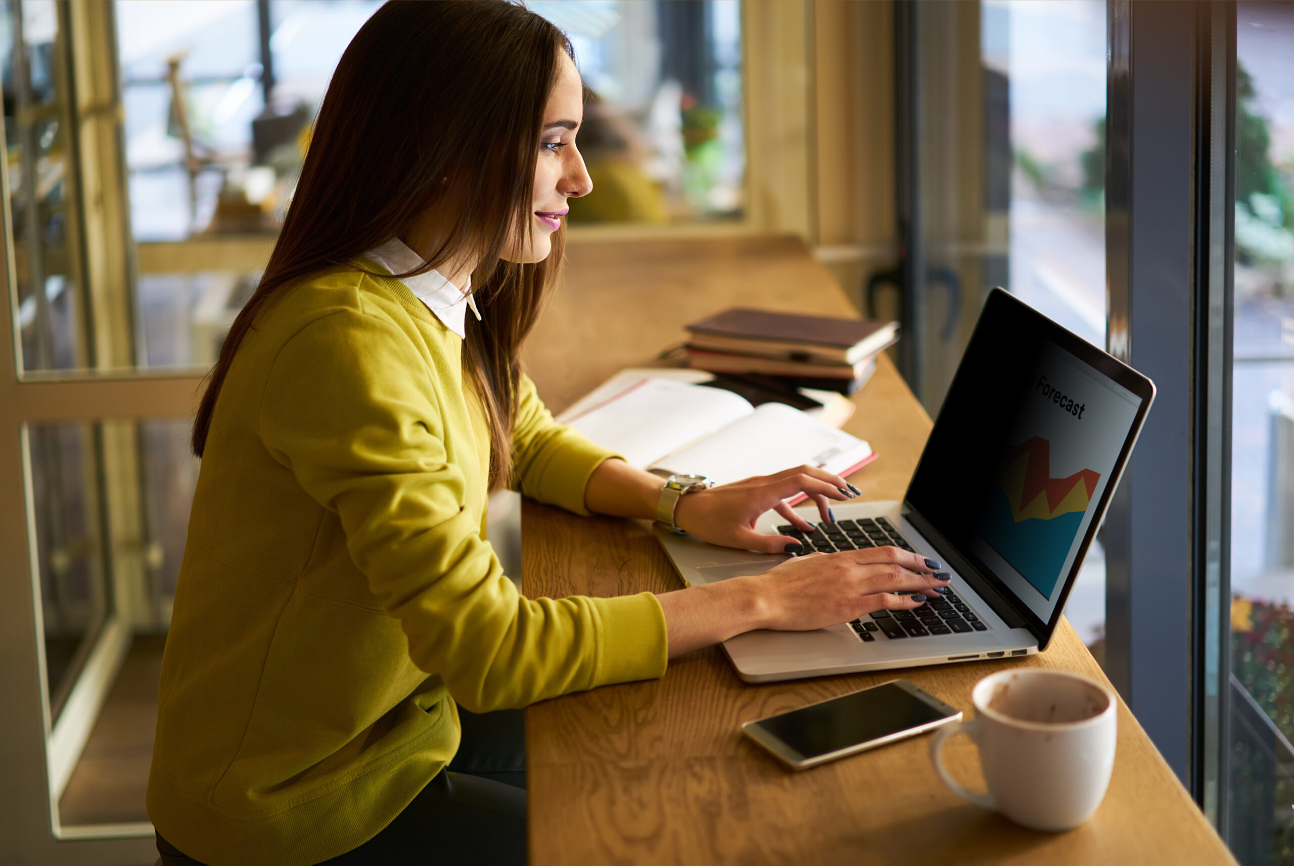 3M Bright Screen Privacy Filter voor 14in Laptop, 16:10, BP140W1B - Afbeelding 4