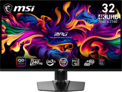 MSI MPG 321URX QD-OLED computer monitor 80 cm (31.5") 3840 x 2160 Pixels 4K Ultra HD Zwart