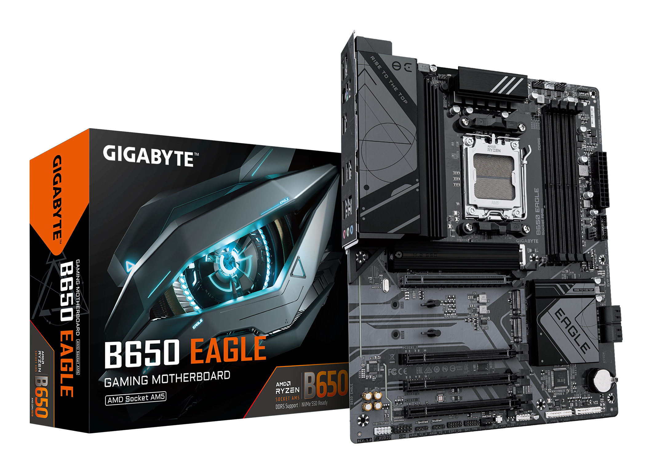 GIGABYTE B650 EAGLE moederbord AMD B650 Socket AM5 ATX - Afbeelding 2