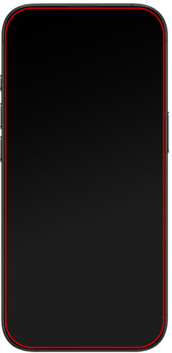 Mobilize Privacy Glass Screen Protector - Black Frame - for Apple iPhone 16 Pro