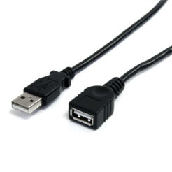 StarTech.com 3 m USB 2.0 verlengkabel A to A zwart M/F - Afbeelding 2