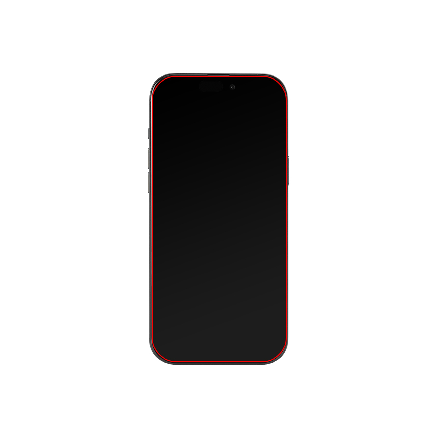 Mobilize Glass Screen Protector - Black Frame - Apple iPhone 16 Pro Max/17 Pro Max