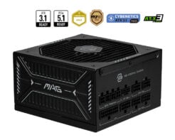MSI MAG A850GLS PCIE5 power supply unit 850 W 24-pin ATX ATX Zwart