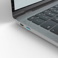 Lindy 40465 poortblokker Poortblokker + sleutel USB Type-C Blauw Acrylonitrielbutadieenstyreen (ABS) 1 stuk(s) - Afbeelding 6