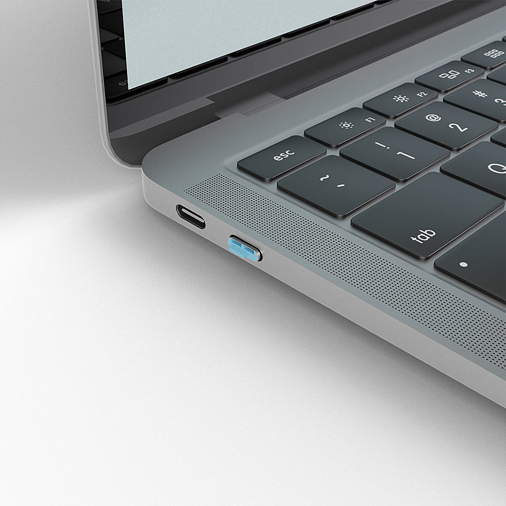 Lindy 40465 poortblokker Poortblokker + sleutel USB Type-C Blauw Acrylonitrielbutadieenstyreen (ABS) 1 stuk(s) - Afbeelding 6