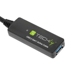 Techly ICUR30100G USB-kabel USB 3.2 Gen 1 (3.1 Gen 1) 10 m USB A Zwart - Afbeelding 7