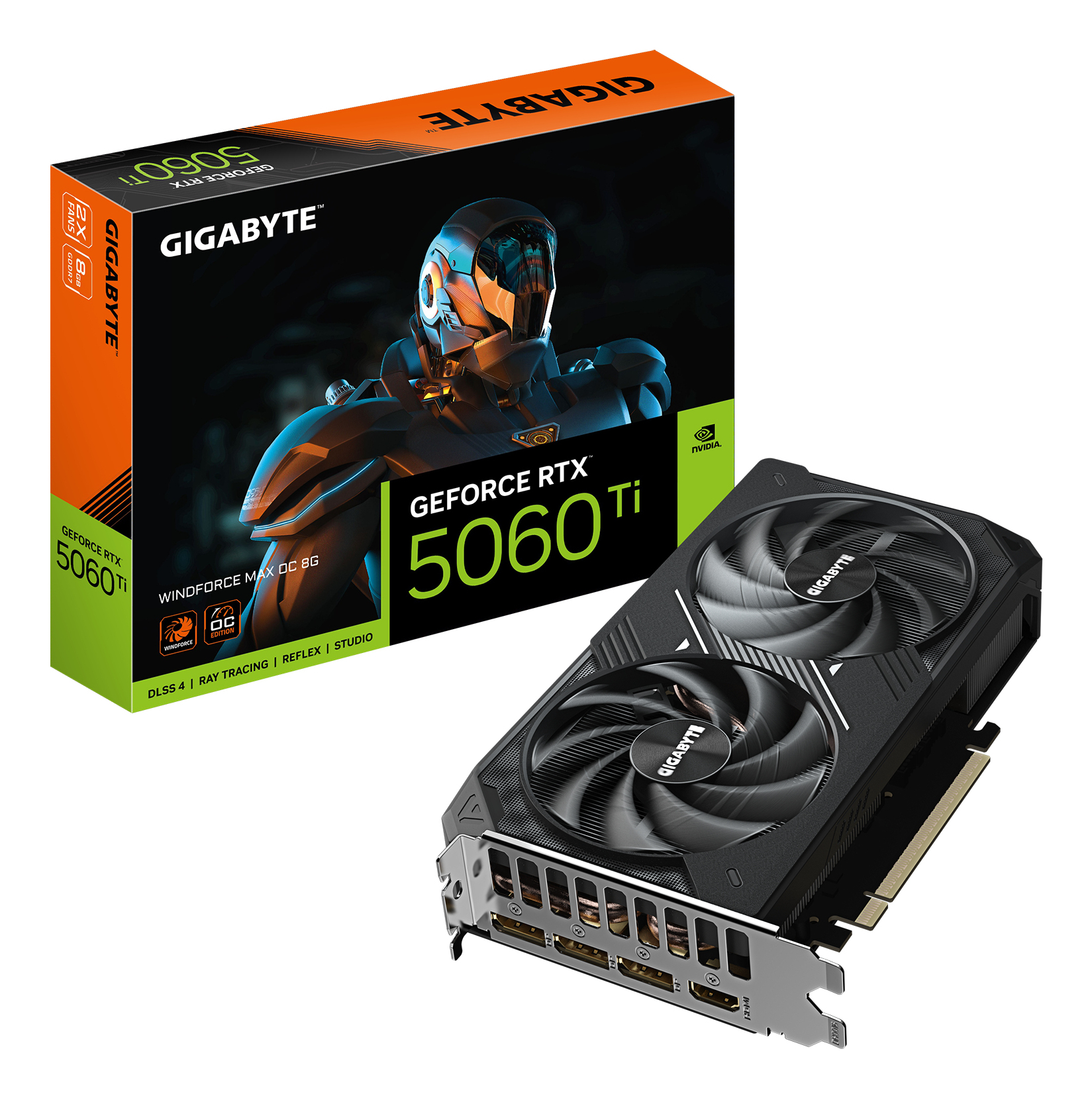 GIGABYTE GeForce RTX 5060 Ti WINDFORCE MAX OC 8G NVIDIA 8 GB GDDR7 - Afbeelding 2