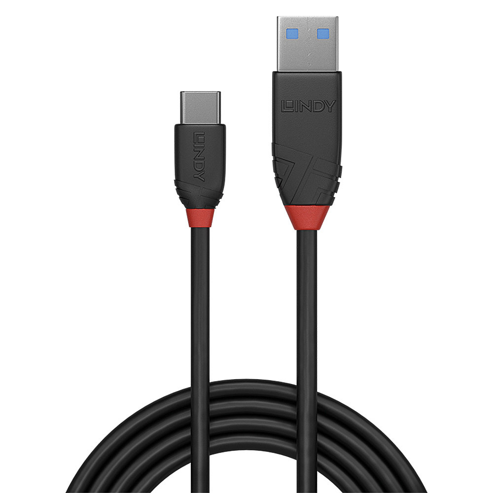 Lindy 36914 USB-kabel USB 3.2 Gen 1 (3.1 Gen 1) 0,15 m USB C USB A Zwart - Afbeelding 3