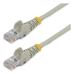StarTech.com 15 m Cat5e RJ45 UTP Netwerkkabel zonder Uitsteeksels Grijs - Afbeelding 2