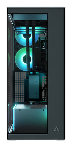 ARCTIC Xtender VG Black (Mirror Glass) Midi Tower Zwart - Afbeelding 4