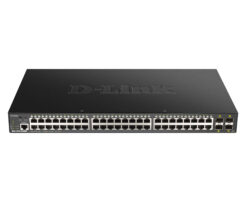 D-Link DGS-1250-52XMP Managed L3 Power over Ethernet (PoE) Zwart