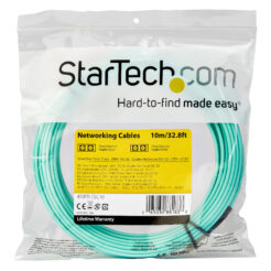 StarTech.com 10m LC/UPC naar LC/UPC OM4 Multimode Glasvezel Netwerkkabel, 50/125µm LOMMF/VCSEL Zipcord Fiber, 100G Netwerken, Low Insertion Loss, LSZH Fiber Patch Kabel - Afbeelding 5