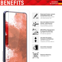 Displex 01573 scherm- & rugbeschermer voor mobiele telefoons Doorzichtige schermbeschermer Samsung 1 stuk(s)