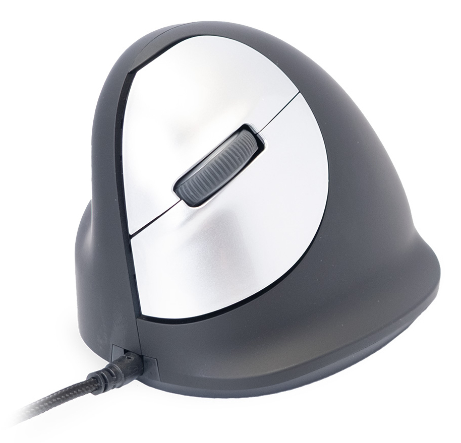 R-Go Tools Ergonomische muis R-Go HE Break met pauzesoftware, medium (handlengte 165-185mm), linkshandig, bedraad, zwart - Afbeelding 4