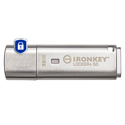 Kingston Technology IronKey 32GB IKLP50 AES USB, met 256-bits versleuteling - Afbeelding 2