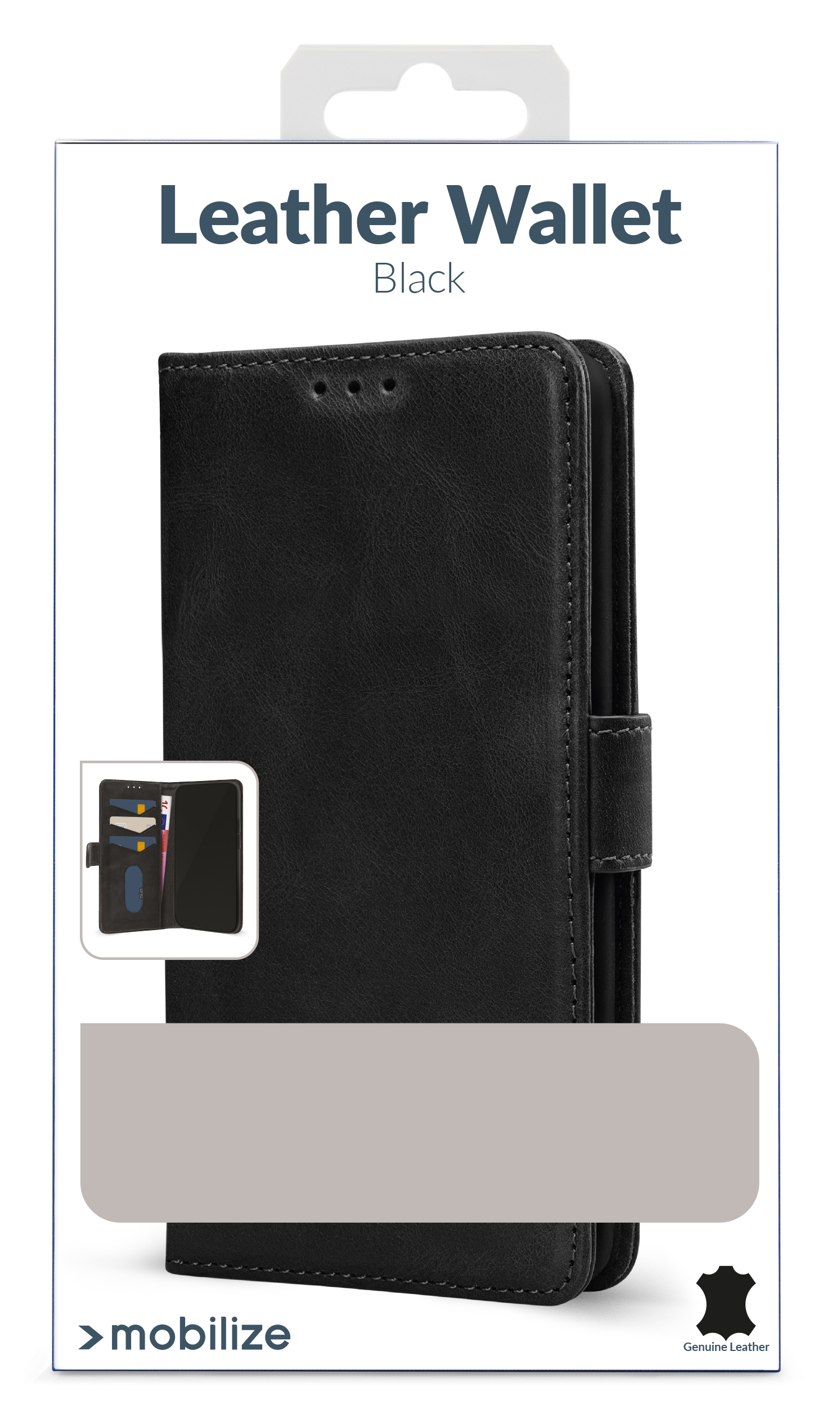 Mobilize Leather Wallet Samsung Galaxy A26 5G Black - Afbeelding 4