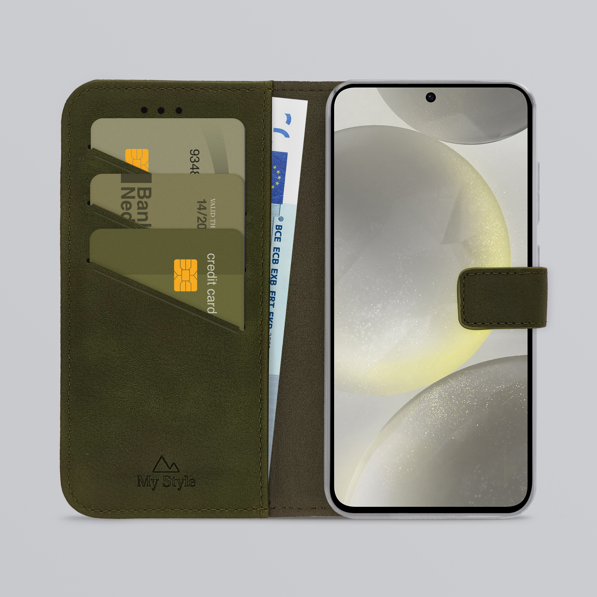 My Style Flex Wallet for Samsung Galaxy S24 5G/S25 5G Forest Green