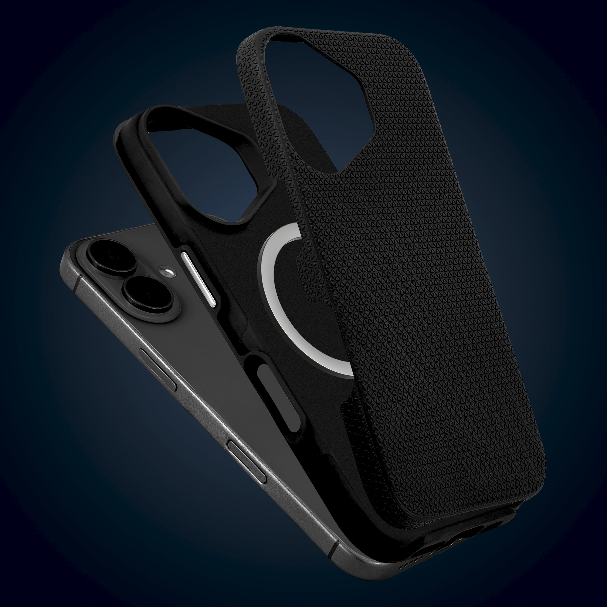 My Style Magsafe Tough Case for Apple iPhone 6/6S/7/8/SE (2020/2022) Black - Afbeelding 5