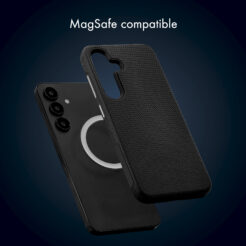 My Style Magsafe Tough Case for Samsung Galaxy S24 5G/S25 5G Black - Afbeelding 2