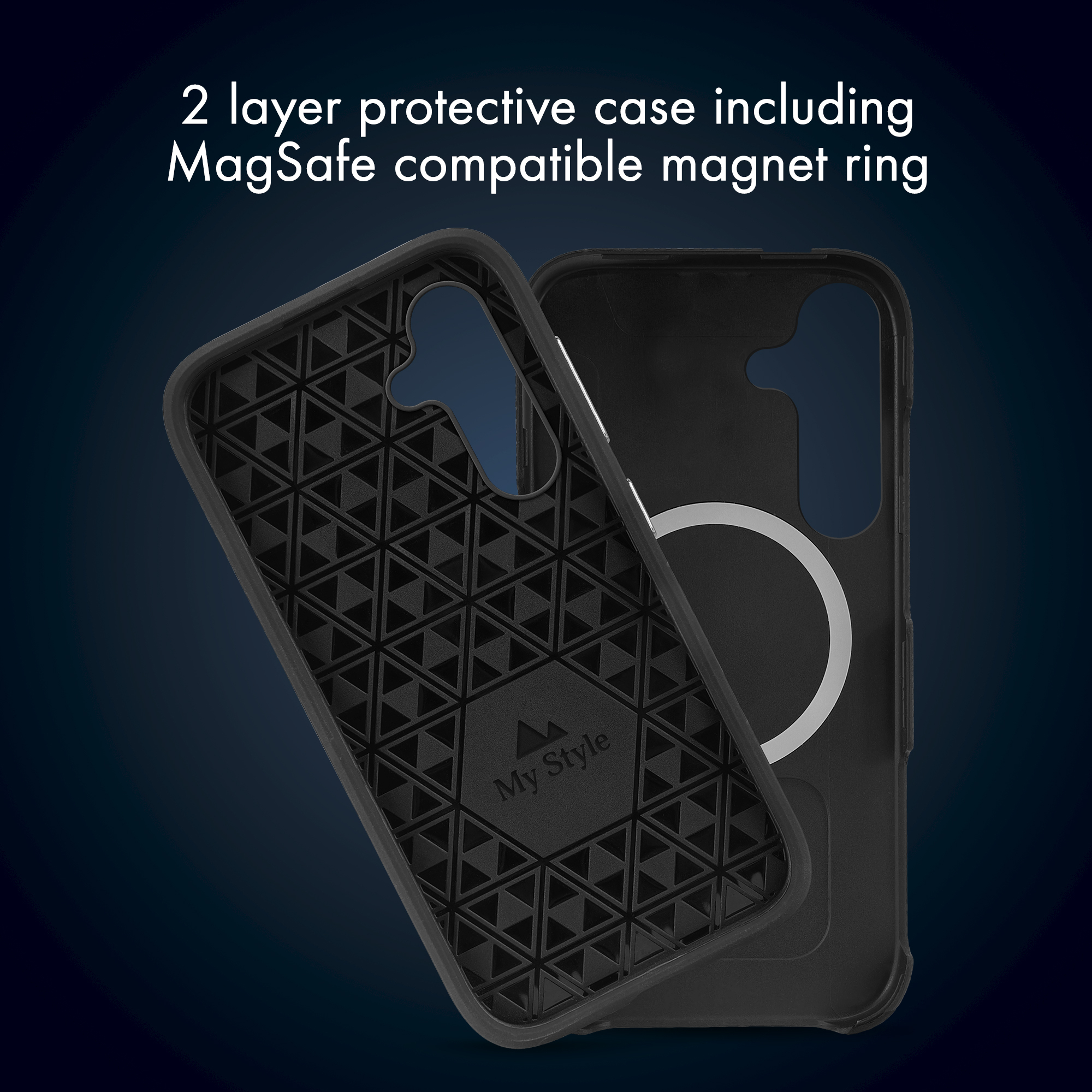 My Style Magsafe Tough Case for Samsung Galaxy S25 Ultra 5G Black