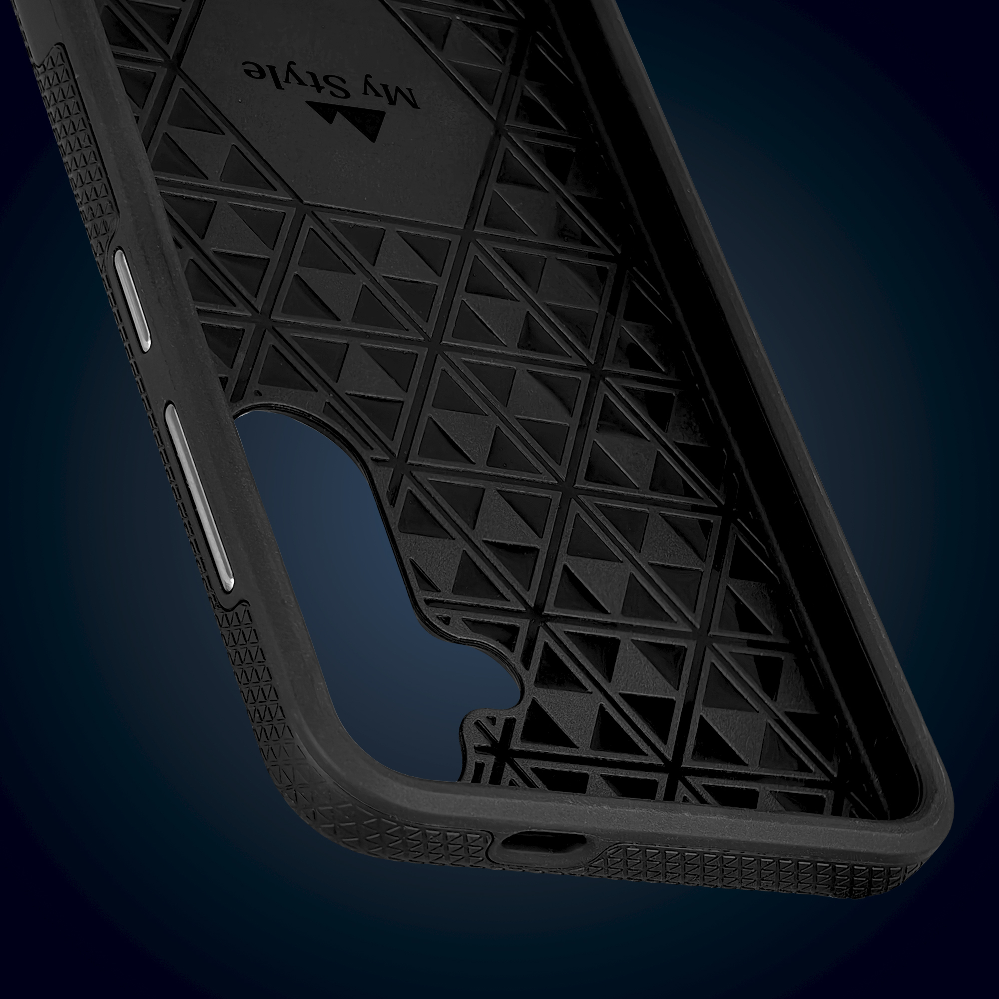 My Style Magsafe Tough Case for Samsung Galaxy S25 Ultra 5G Black - Afbeelding 7