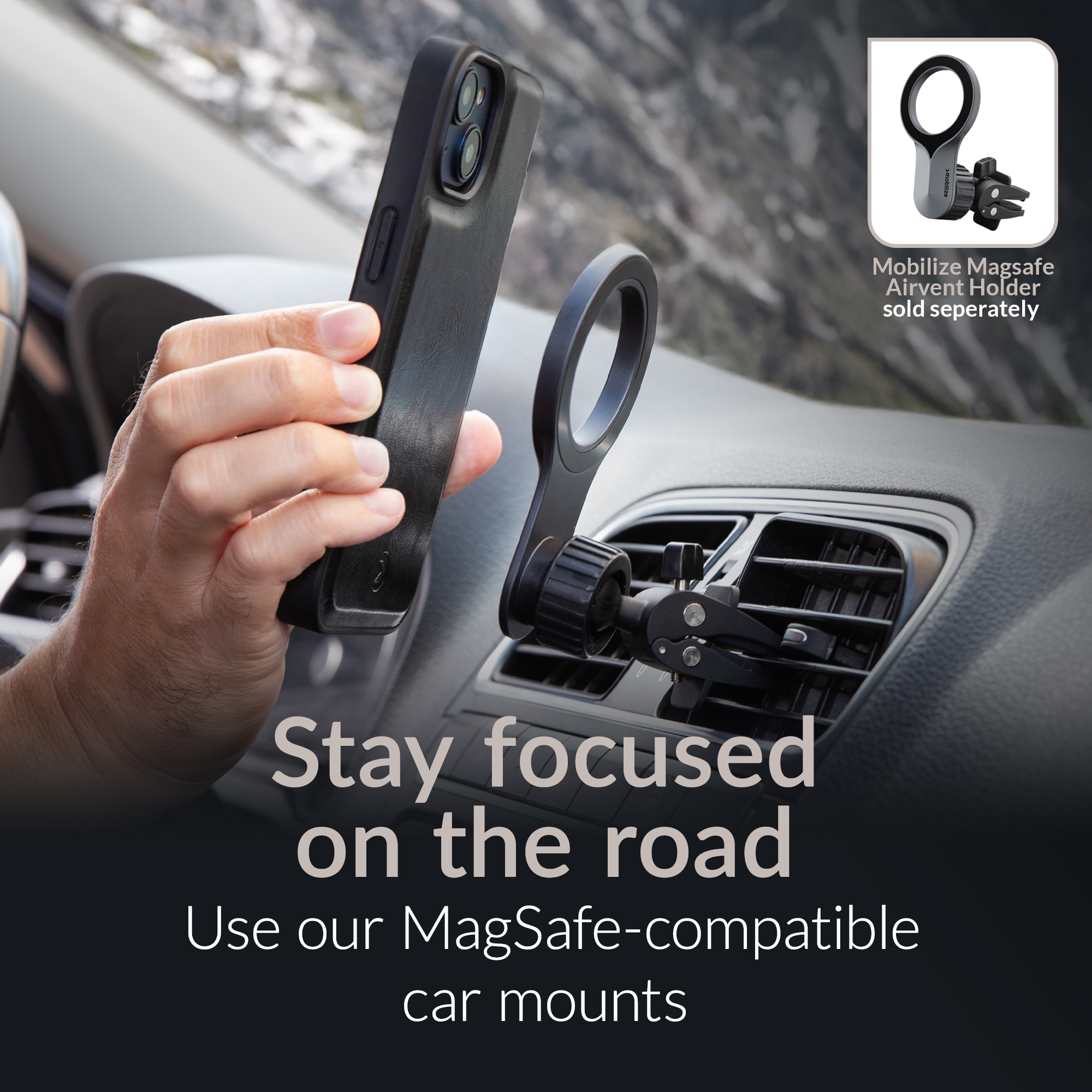 Mobilize 2in1 Magsafe Compatible Gelly Wallet Case Apple iPhone 17 Pro Black - Afbeelding 7