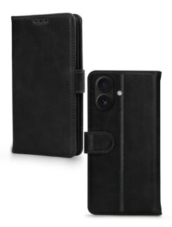 Mobilize Leather Wallet Apple iPhone 17 Black