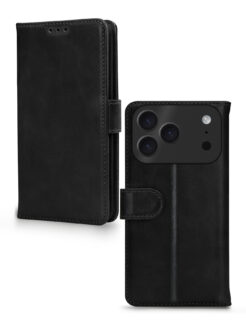 Mobilize Leather Wallet Apple iPhone 17 Pro Max Black