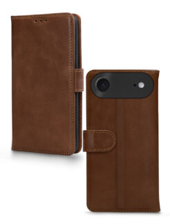 Mobilize Leather Wallet Apple iPhone 17 Air Brown
