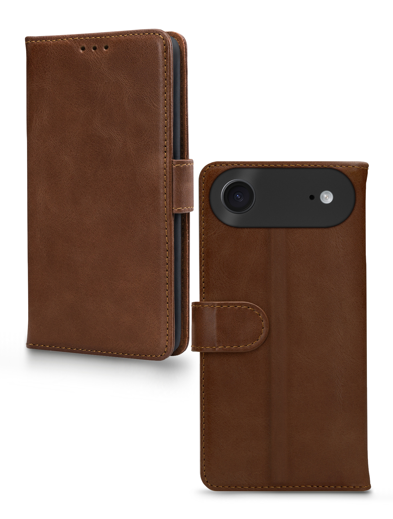 Mobilize Leather Wallet Apple iPhone 17 Air Brown
