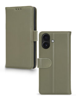 Mobilize Premium Gelly Wallet Book Case Apple iPhone 17 Green