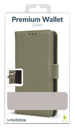 Mobilize Premium Gelly Wallet Book Case Apple iPhone 17 Air Green - Afbeelding 4