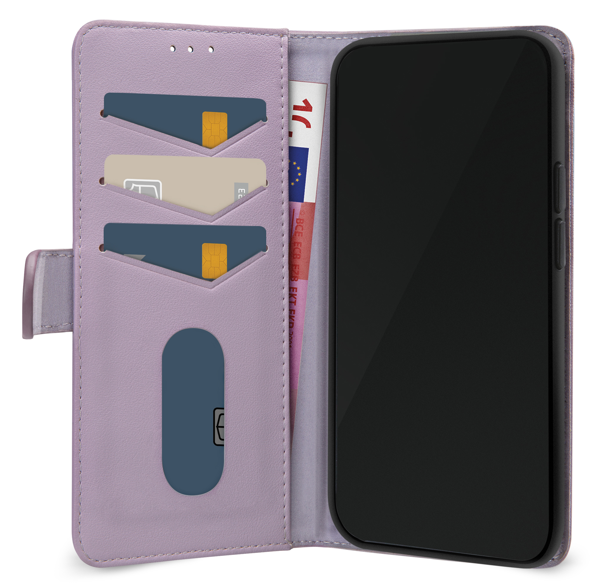 Mobilize Premium Gelly Wallet Book Case Apple iPhone 17 Purple - Afbeelding 2