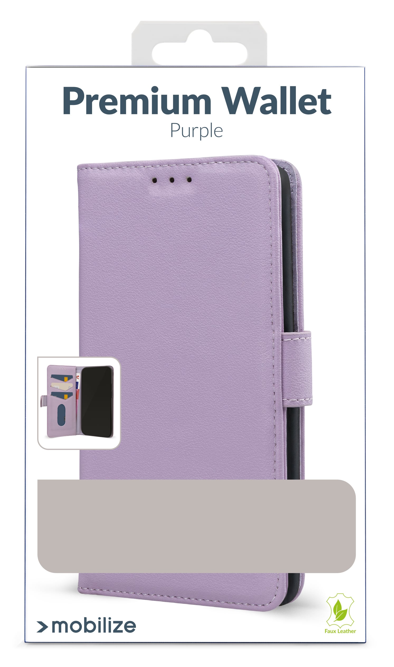 Mobilize Premium Gelly Wallet Book Case Apple iPhone 17 Purple - Afbeelding 4
