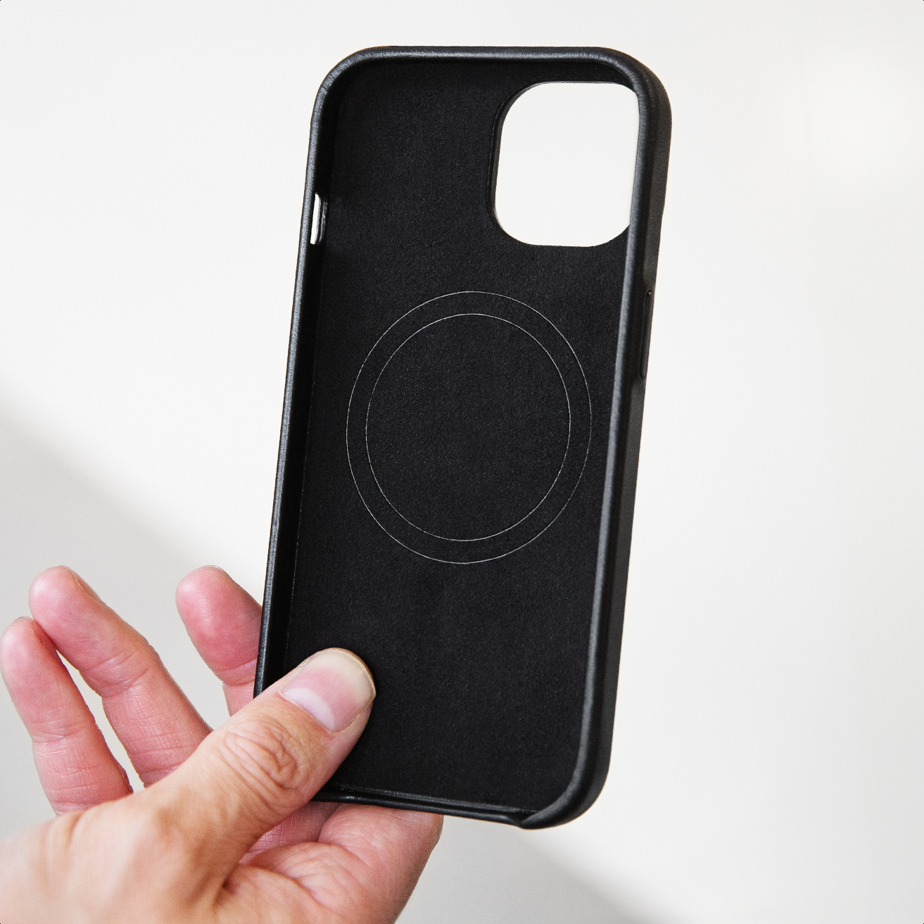 Mobilize Magsafe Compatible Premium Leather Case Apple iPhone 17 Black - Afbeelding 7