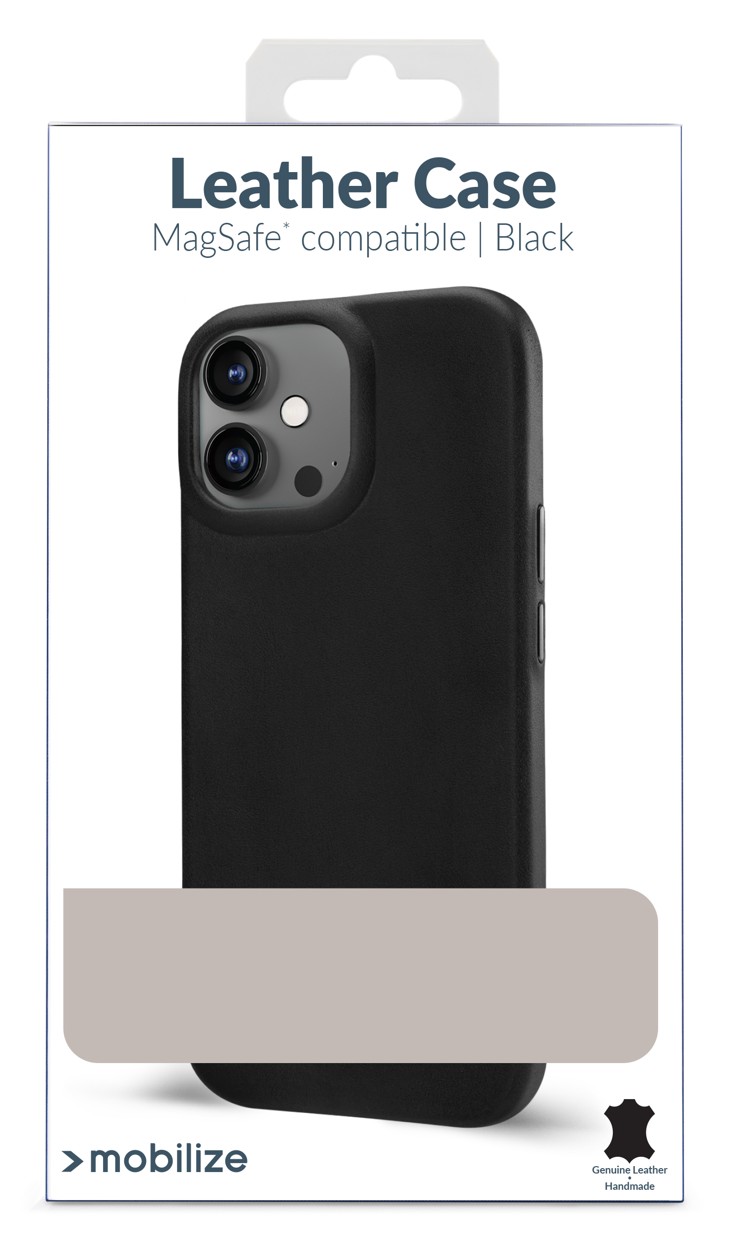 Mobilize Magsafe Compatible Premium Leather Case Apple iPhone 17 Black - Afbeelding 8