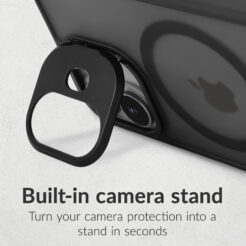 Mobilize MagSafe Compatible Hybrid Pro Case with Camera Stand Apple iPhone 15 Pro Black