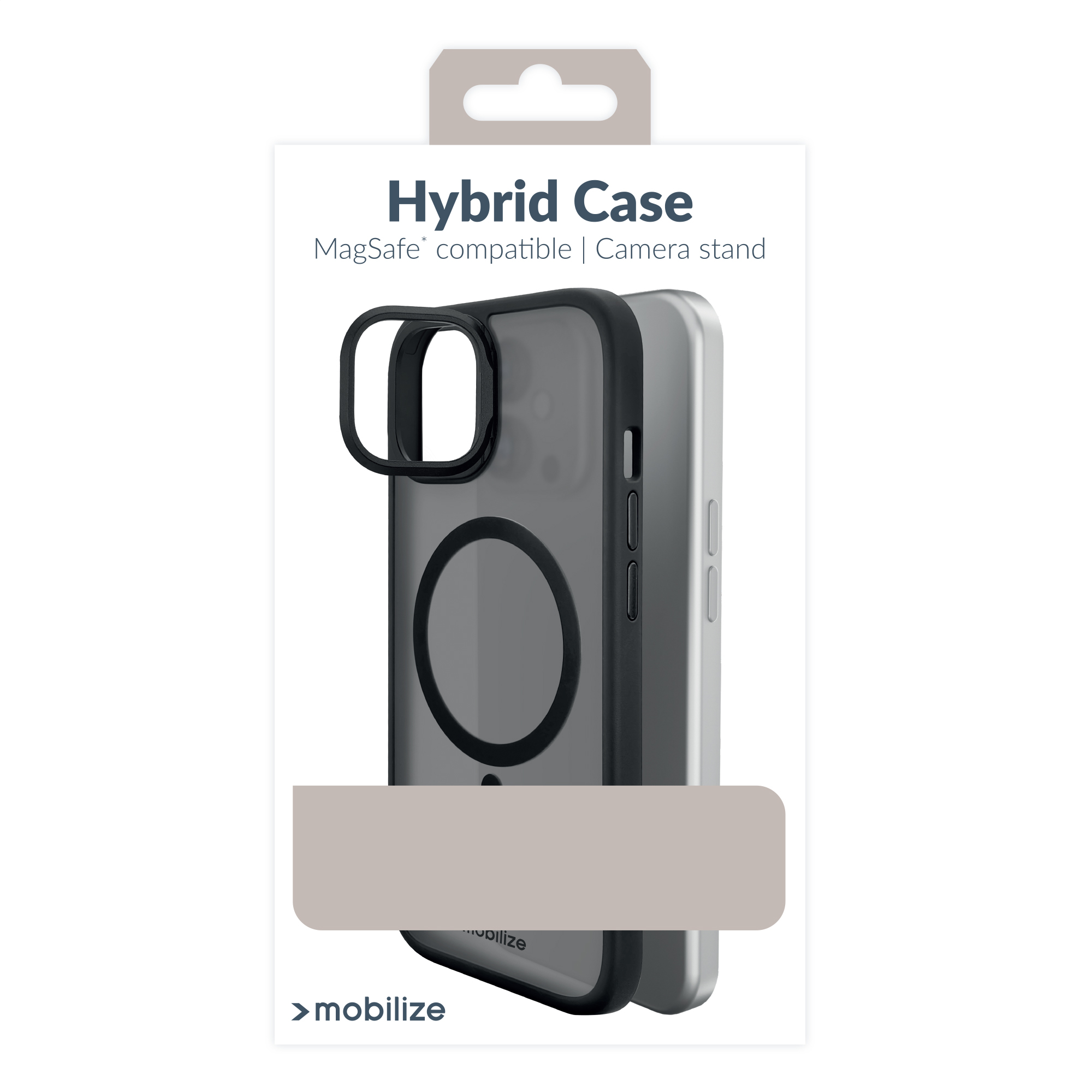 Mobilize MagSafe Compatible Hybrid Pro Case with Camera Stand Apple iPhone 16 Pro Max Black - Afbeelding 8