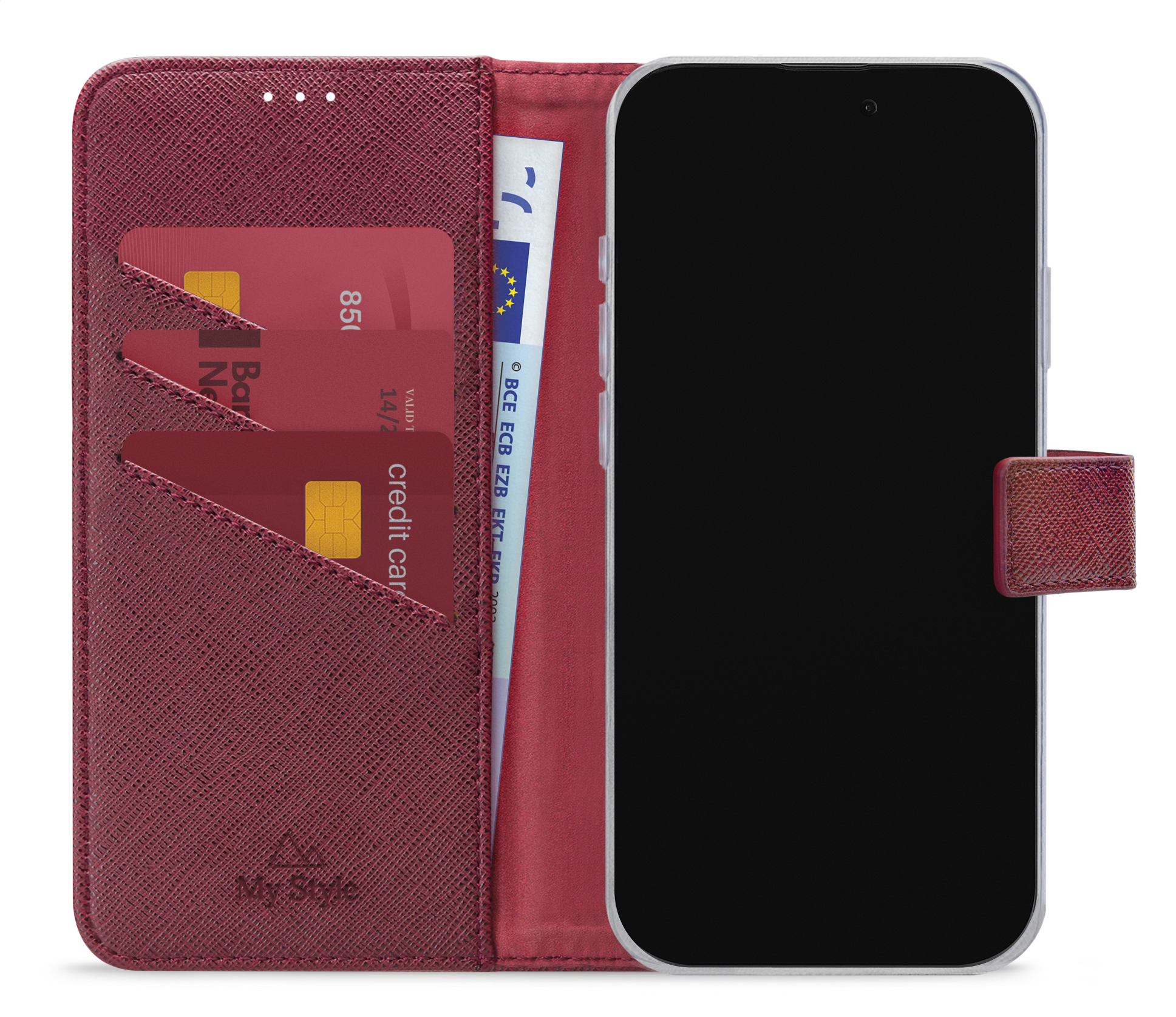 My Style Flex Wallet for Apple iPhone 17 Bordeaux