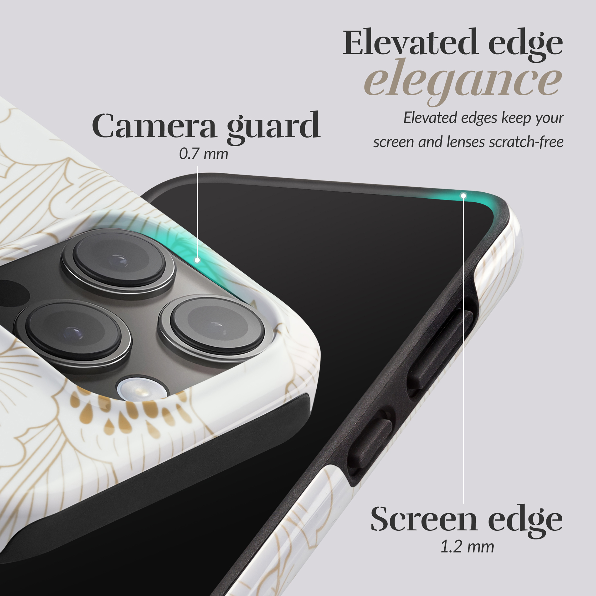 MIO White Roses Magsafe Compatible for iPhone 17 Pro - Afbeelding 4