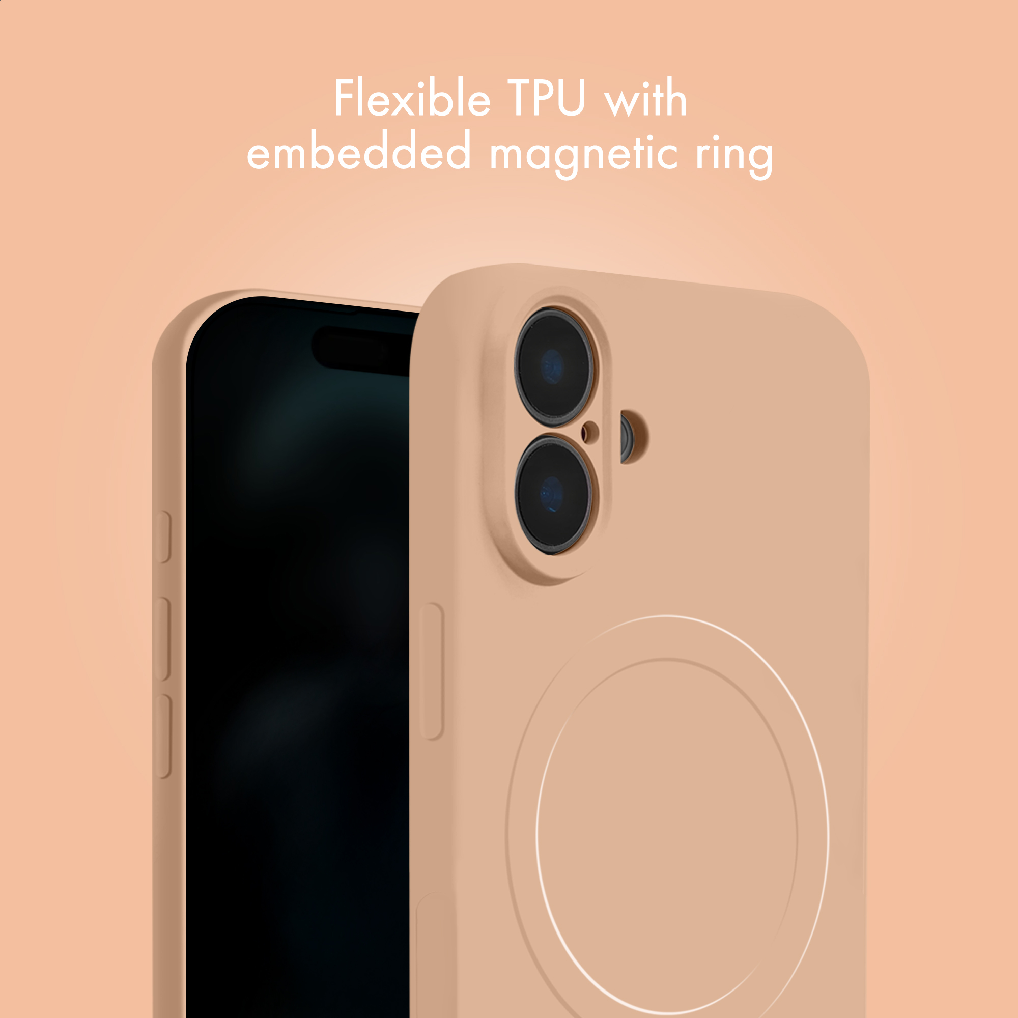 My Style Protective Flex Magsafe Compatible Case for Samsung Galaxy A17 5G Soft Pink - Afbeelding 5