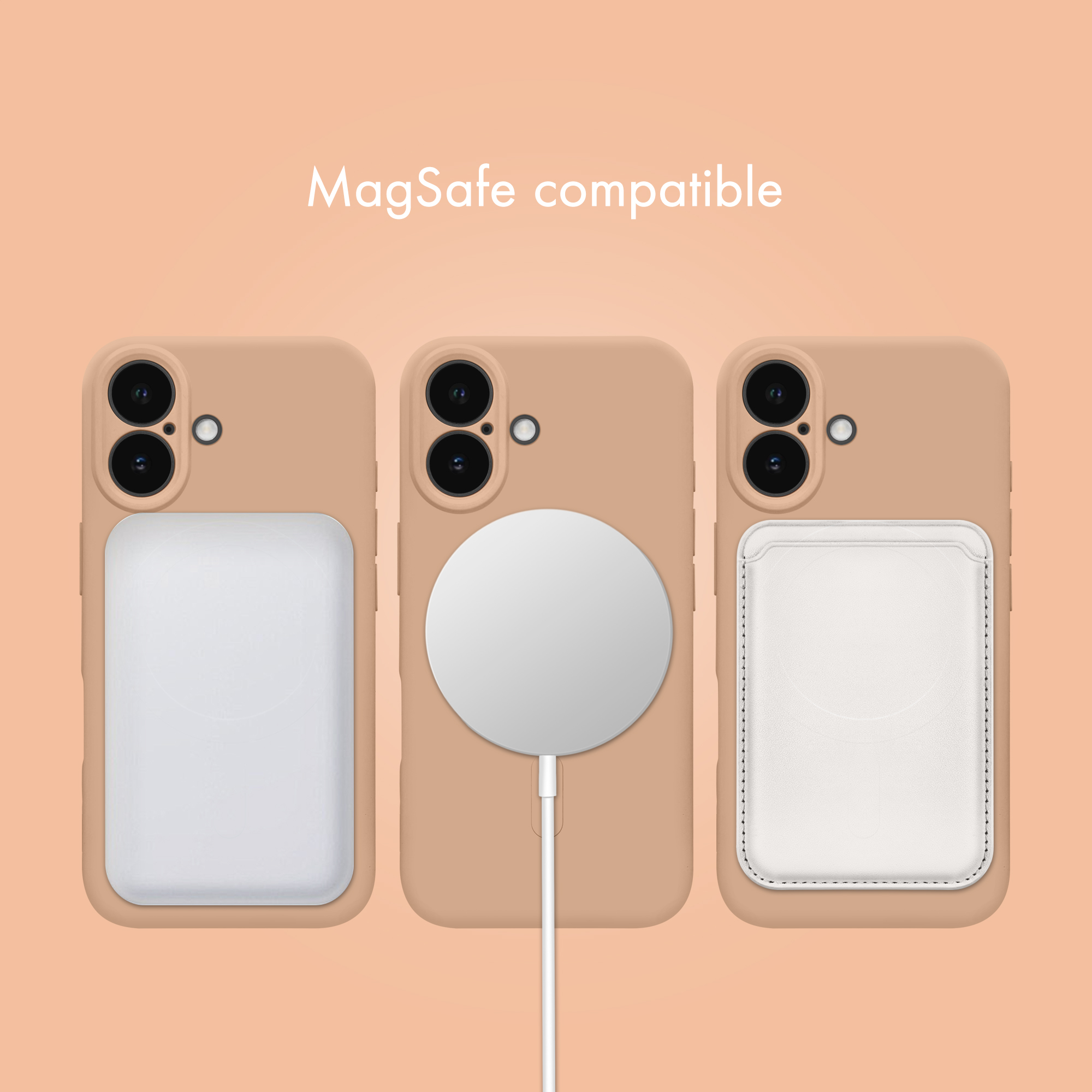 My Style Protective Flex Magsafe Compatible Case for iPhone 17 Air Soft Pink - Afbeelding 7