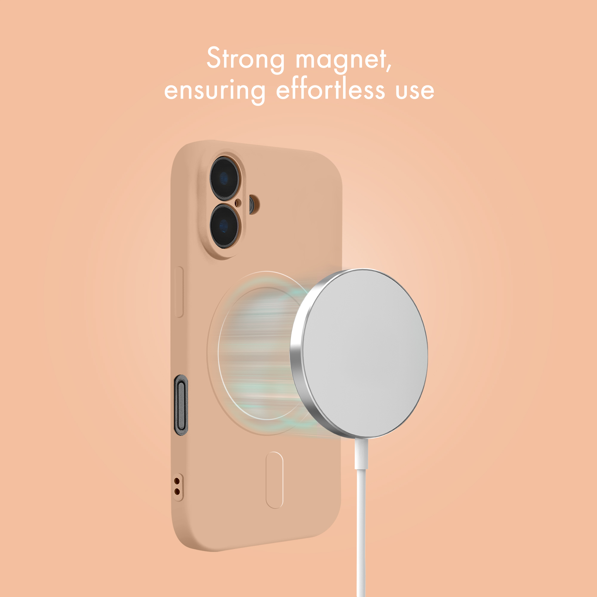 My Style Protective Flex Magsafe Compatible Case for iPhone 17 Air Soft Pink - Afbeelding 8