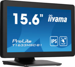 iiyama ProLite T1633MSC-B1 computer monitor 39,6 cm (15.6") 1920 x 1080 Pixels Full HD LCD Touchscreen Zwart